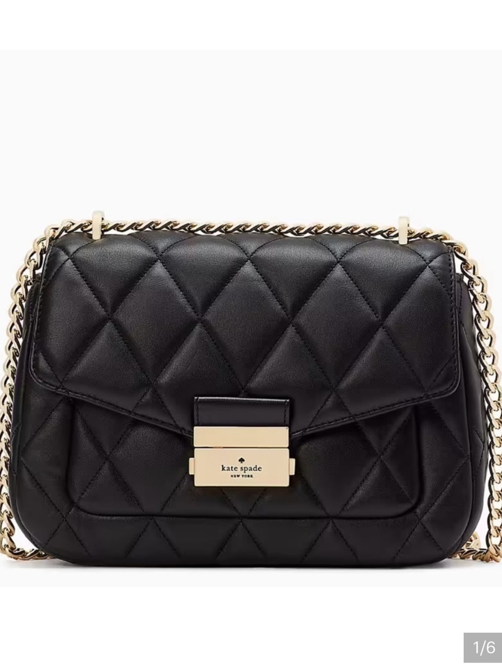 Kate Spade Carey Medium Flap Shoulder Bag - Picture 15 of 16
